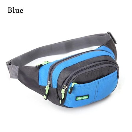 Midjeväska Ryggsäck Bröstväska BLÅ blå