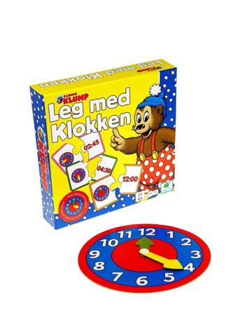 Rasmus Klump - Leg Med Klokken Toys Puzzles And Games Games Educational Games Multi/mönstrad Rasmus Klump