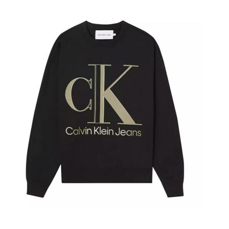 Calvin Klein, sweatshirt J30J320845 Zwart, Heren, Maat:L
