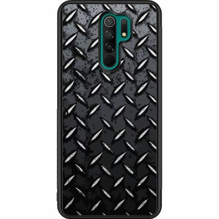 Xiaomi Redmi 9 Svart Skal Metalliskt Mönster