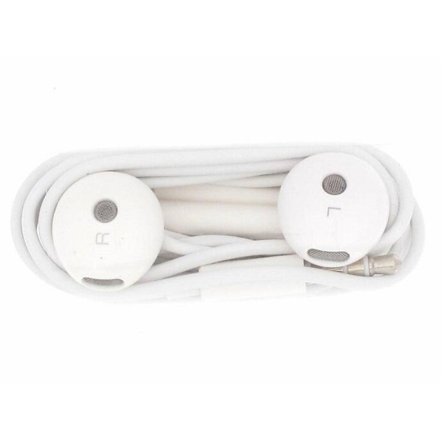 Original Huawei hörlurar / headset med mikrofon 3,5 mm - Vit