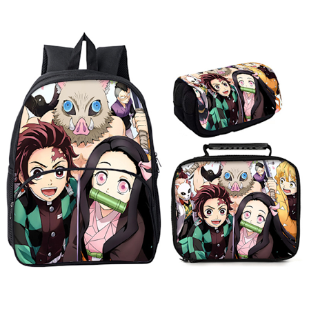 Ghost Slayers Blade Tredelad 16-tums skolväska Style 4