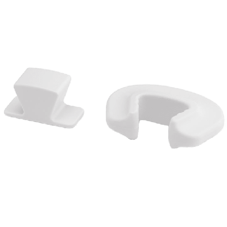 HomeSafety Klämskydd Safetyclamp Lilly Barnsäkerhet Vit