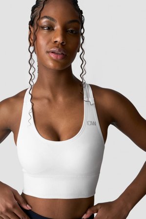 ICANIWILL - Divine Seamless Sports Bra White - Dames - sportkleding van ICIW