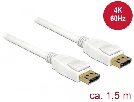 Delock DisplayPort-kabel - DisplayPort til DisplayPort - 1.5 m