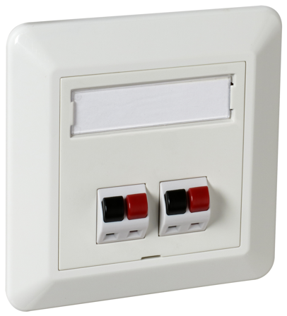 Elko EKO05591 Høyttaleruttak 2-veis, høyttalertilkobling, Radio & audioutstyr