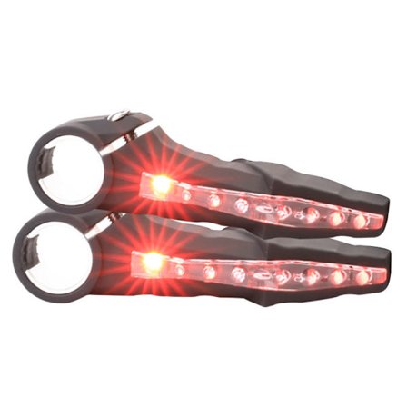 Rött styrljus, 2 st cykel framlykta cykel framlykta cykellampor fram cykellampa LED-lampor cykelindikatorer blinkersljus