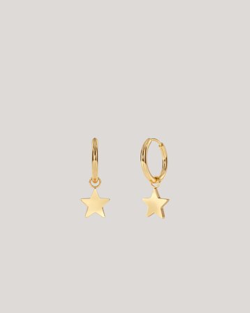 Edblad Sirius Hoops Gold Doré Bijoux Fille - Kids Brand Store