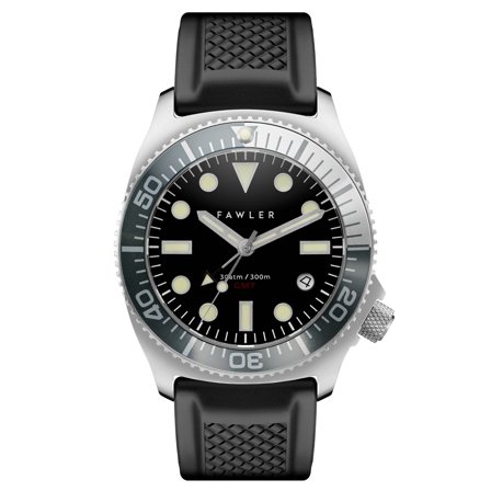 Alon | Grey Stainless Steel GMT Dive Watch for Men - Wrist watches