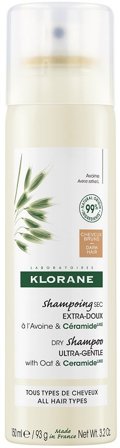 Klorane Shampoo Secco Extra-Delicato all'Avena & Ceramide Capelli