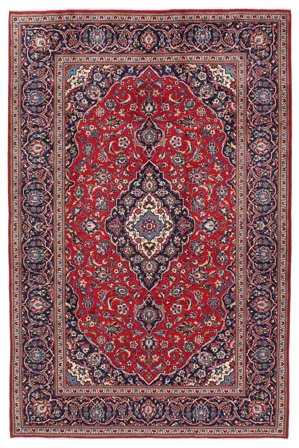 Medalhão Kashan Tapete 194X300 Lã