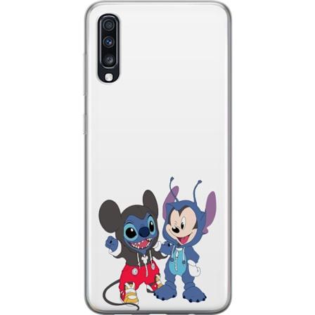 Samsung Galaxy A70 Gennemsigtig cover Stitch Mickey Mouse