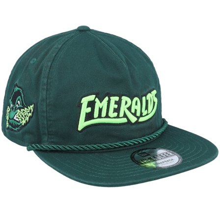 New Era - MiLB Green snapback Czapka Z Daszkiem - Eugene Emeralds Milb Alt Golfer Dark Green Snapback @ Hatstore