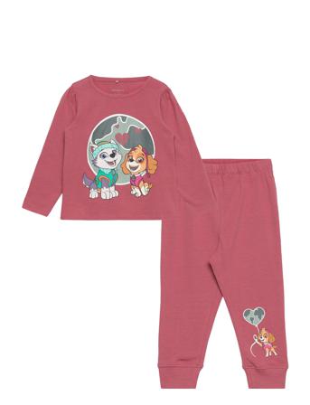Nmfselina Pawpatrol Ls Nightset Vde Pyjamassæt Lyserød Name It