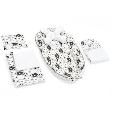 Babynest 5i1 JY07 Bear White/Black