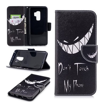 Samsung Galaxy S9 Plus Vikbart fodral - Dont touch