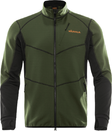 Härkila Men's Scandinavian Fleece Jacket Men long-sleeved sweaters Green L