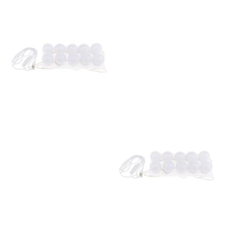 1/2 Vanity Style LED-spegellampor Lampor Kit Lampa Kosmetisk 10 Bulbs 2Set
