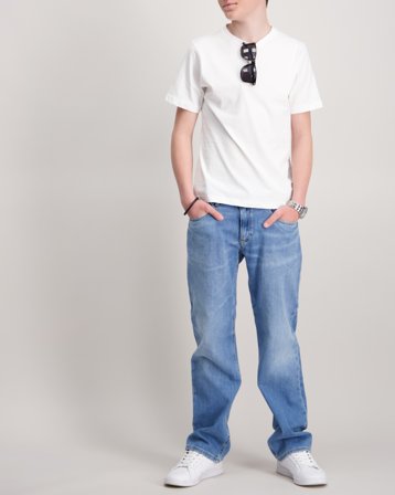 Calvin Klein SOFT BLUE REG. STRAIGHT Blau Jeans Jungen - Kids Brand Store