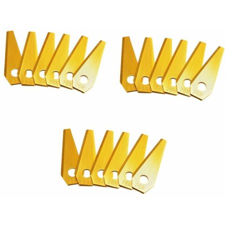 18 Titanium Klinger til Bosch Indego Robotplæneklippere - Klippeblad