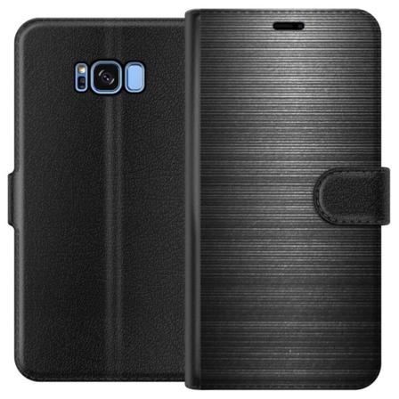 Samsung Galaxy S8 Lompakkokotelo Höyrypuhallettu Metalli