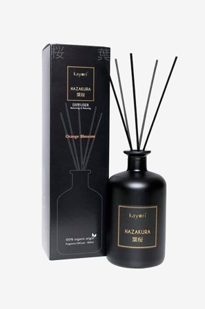 Kayori - Tuoksutikut Hazakura 500 ml - Musta - Tuoksukynttilä & tuoksutikut - - Homeroom