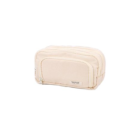 Papirtaske med vindue Beige