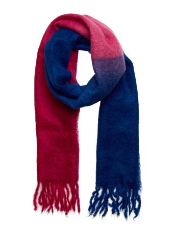 Mohair Gradient Fringed Scarf Accessories Scarves Winter Scarves Multi/mønstret Ganni