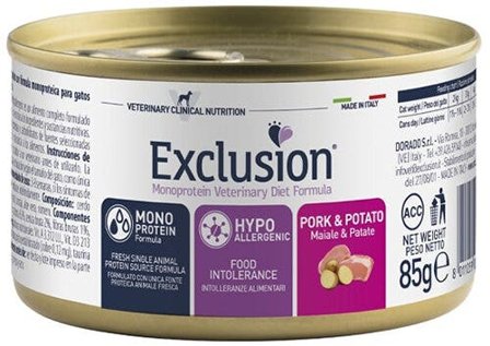 Exclusion Monoprotein Veterinary Diet Formula Pork And Potato