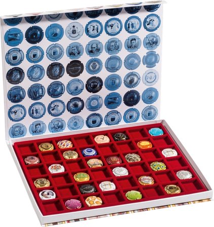 Leuchtturm Samlebox til 48 champagnekapsler