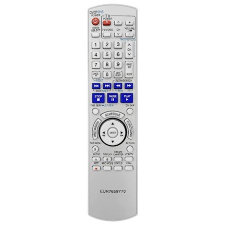 EUR7659Y70 Fjernbetjening til Panasonic TV / DVD Combo DMR-ES25 DMR-ES25S DMR-ES35 DMR-ES10 DMR-ES10K DMR-ES10P DMR-ES10S