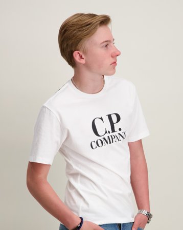 C.P. Company T-SHIRT SHORT SLEEVE Weiß T-Shirts Jungen - Kids Brand Store