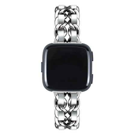 Fitbit Versa 3 hybrid stylish klockarmband - silver