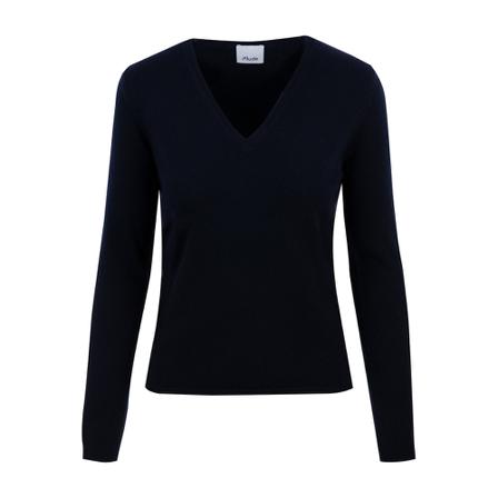 Allude - Stickade Tröjor & Koftor - Blå - Dam - Storlek: M, Dam, Storlek: M