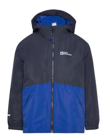 Iceland 3In1 Jacket K Outerwear Softshells Softshell Jackets Blå Jack Wolfskin*Betinget Tilbud