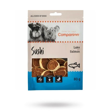 Companion - Companion Salmon Sushi 80g - Matskål, hundgodis & tuggisar
