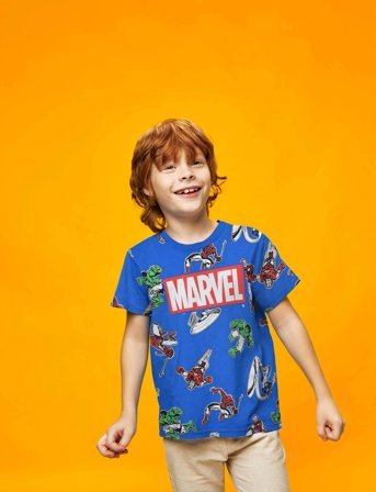 Marvel Tshirt - Blue - 140