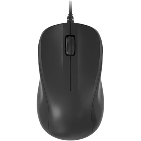 Lydløs kablet mus, USB-computermus med 1200 DPI - Ultra stille klik til kontor og hjem, ergonomisk design til PC/laptop