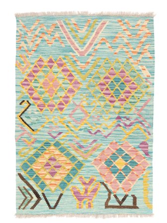 81X119 Alfombra Kilim Berber Style Moderna (Afganistán) Carpetvista