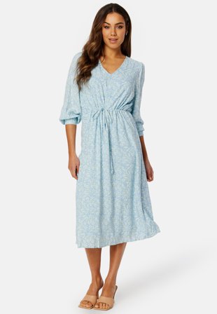 SELECTED Brenda-Damina 7/8 Midi Dress Blue Bell AOP:AOP Klær