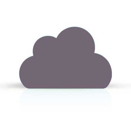 Flanotavla moln grå - Lyreco - Skola och förskola - Lekmaterial - Flanellograf