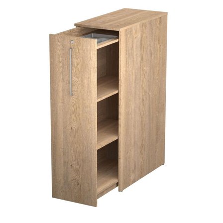 DENORD DESIGN 3xA4 sidoskåp vänster ek - Lyreco - Kontorsmöbler och inredning - Skåp och hyllor - Förvaringsskåp