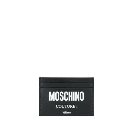 Moschino, Cardholder Czarny, Mężczyzna, Rozmiar: ONE Size