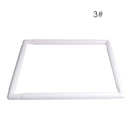 Universal Broderiram Plast Fyrkantig för Korsstygn Båge Sömnad Hantverksverktyg Tillbehör för Hem Mor Mormor