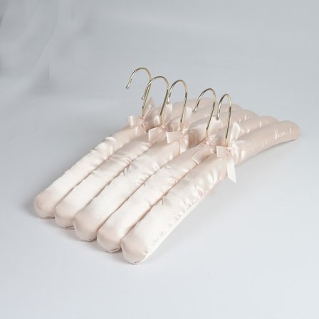 Satiinipäällysteiset Henkarit, 38 cm, 10 kpl:n setti, Kestävä Muotoilu