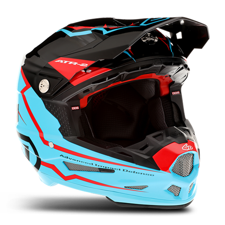 Casco Cross 6D ATR-2 Element Ciano L 58-59cm