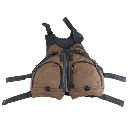 Udendørs Fiskeri Rafting Redningsvest Professionel Sportsvest Vest Mørkegrøn