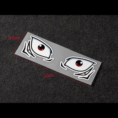 Devil eyes bilklistermærker bilhjelm elbil motorcykel refl
