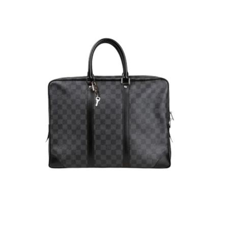 Louis Vuitton Vintage, Pre-owned Leather handbags Zwart, Dames, Maat:ONE Size,Canvas