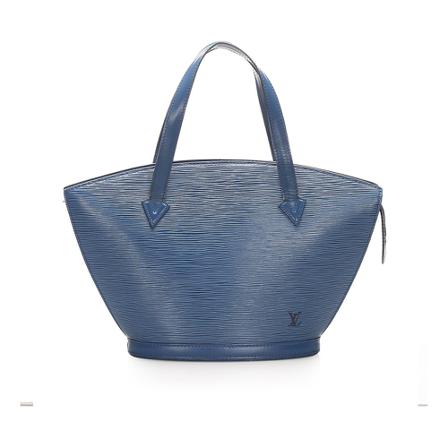 Louis Vuitton Vintage, Pre-owned Epi Saint Jacques PM Short Strap Leather Blauw, Dames, Maat:ONE Size